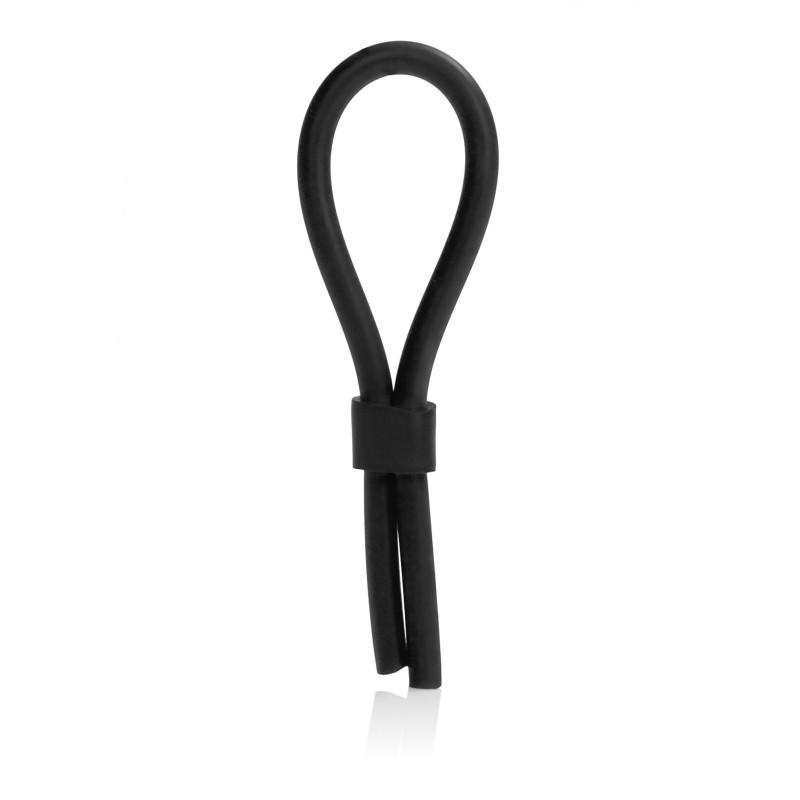 Pierścień-SILICONE STUD LASSO BLACK